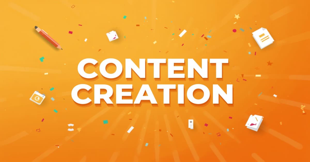 Content calendar template displayed on screen with AI content generation tools alongside