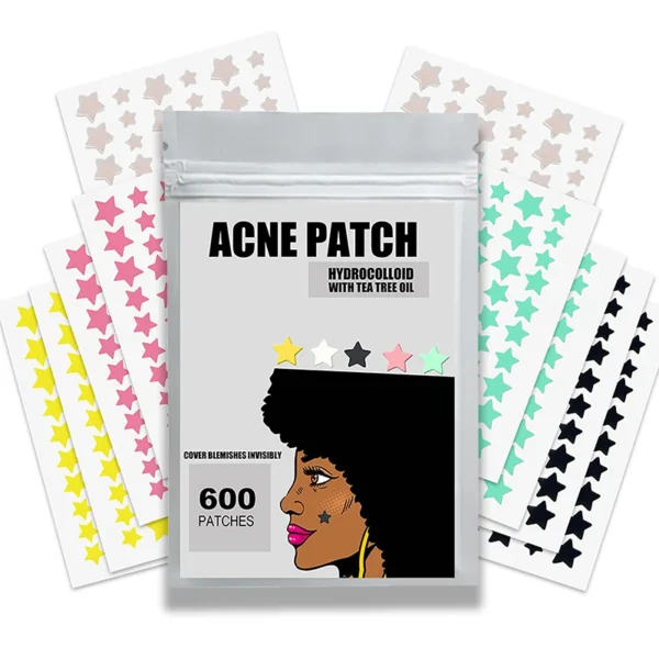 300/600/1200 PCS/SET Star Pimple Patch Acne Colorful Invisible Acne Removal Skin Care Stickers Concealer Face Spot Beauty - Image 12